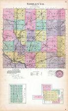 Cowley County, Burden, Wilmot, Kansas State Atlas 1887